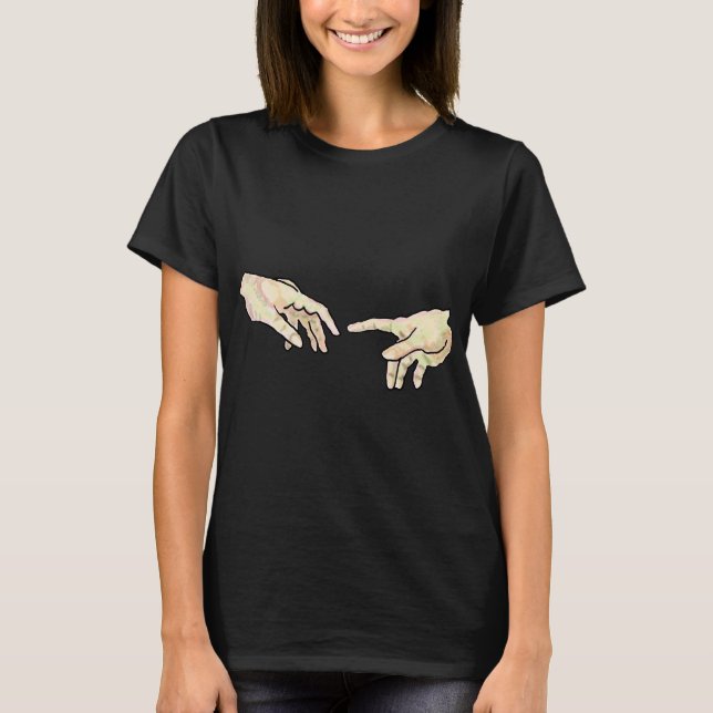 Creation of Adam Hands T-Shirt (Front)