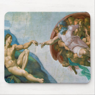 Creation of Adam - Michelangelo 1475 - 1564 Mouse Mat