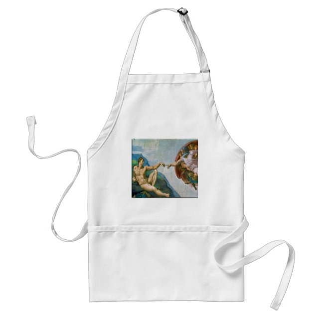 Creation of Adam - Michelangelo 1475 - 1564 Zazzle Standard Apron (Front)