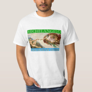 Creation of Adam - Michelangelo, Sistine Chapel T-Shirt