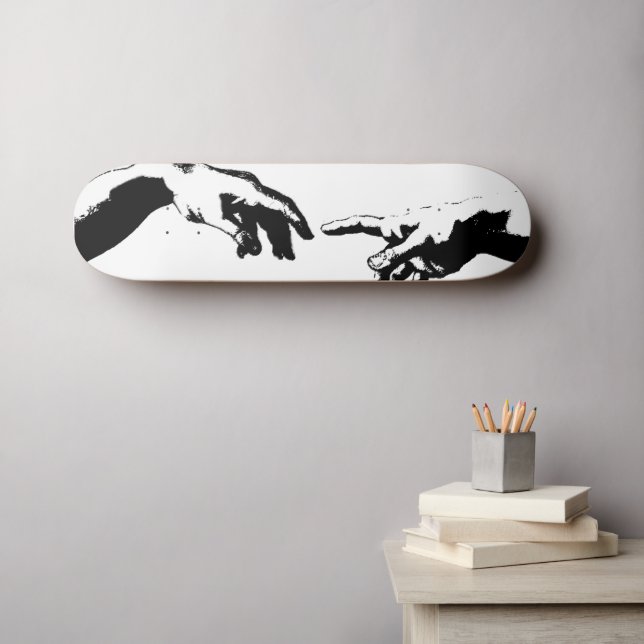 Creation of Adam Skateboard (Wall Art (Horz))