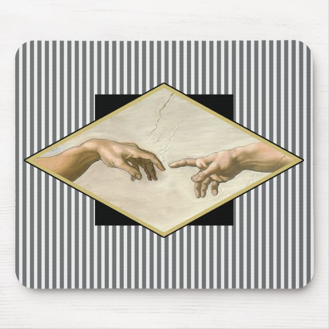 Creation of Adam Stripes Mouse Mat (Front)