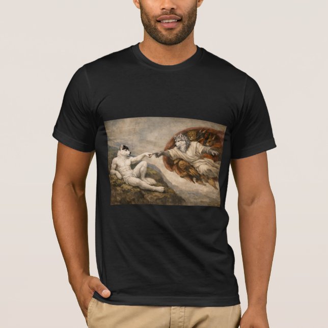 Creation Of Furry Adam T-Shirt (Front)