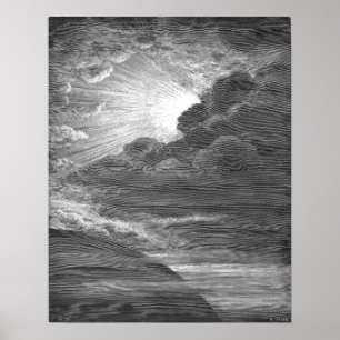 Creation of Light, by Gustave Doré Poster
