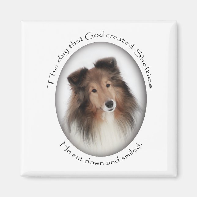 Creation of Shelties Magnet (Front)