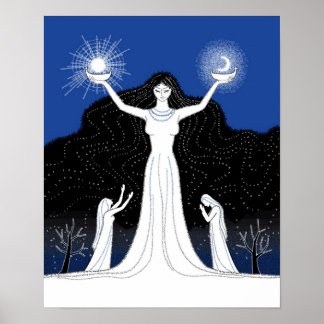 Creation of Sun and Moon poster