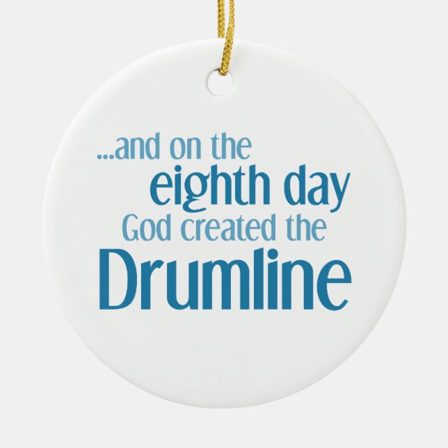 Creation of the Drumline Ceramic Tree Decoration (Front)