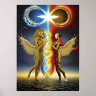 Creation Of Yin and Yang Poster