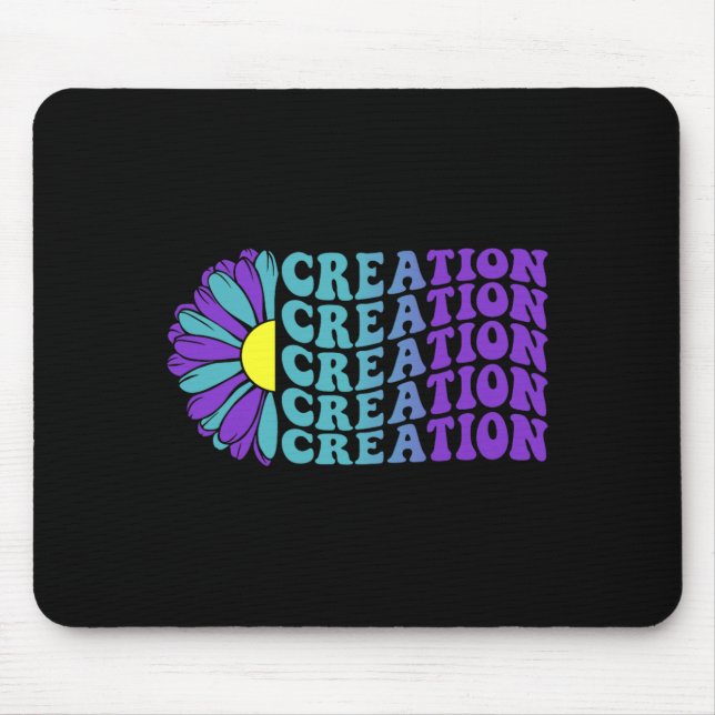 Creation Prevention Awareness Suower Mouse Mat (Front)
