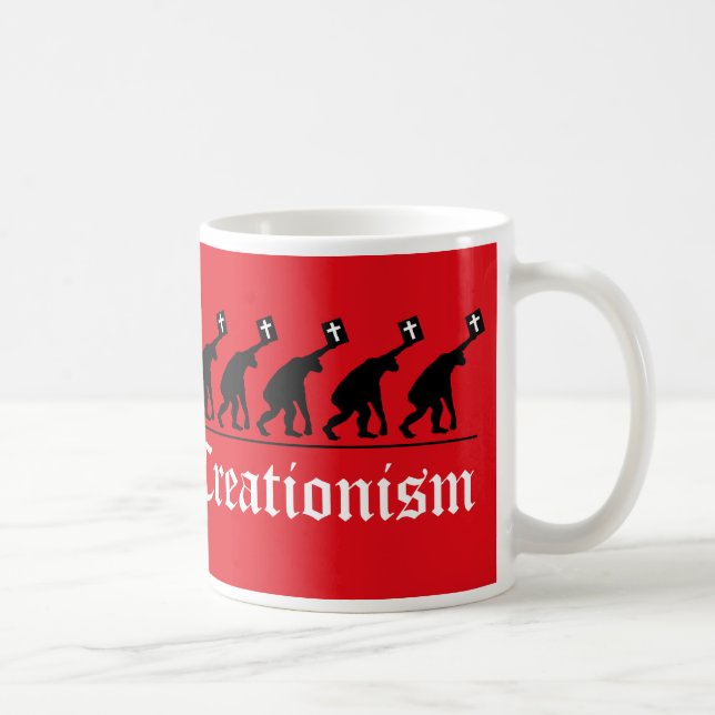 Creationist Knuckle Draggers -  Coffee Mug (Right)