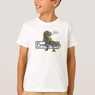 Creationist T-Rex Dinosaur customisable Comment T-Shirt