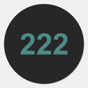 Creative 222 Designs Costume Ideas Co. Number 222 Classic Round Sticker