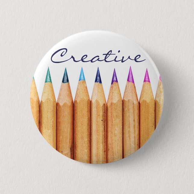 Creative 6 Cm Round Badge (Front)