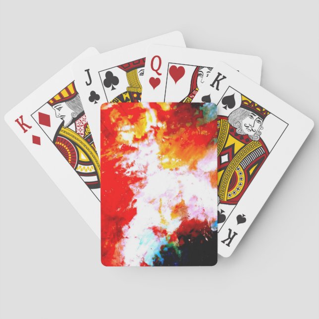 Creative Abstract Artwork Playing Cards (Back)