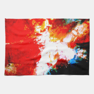 Creative Abstract Artwork Tea Towel