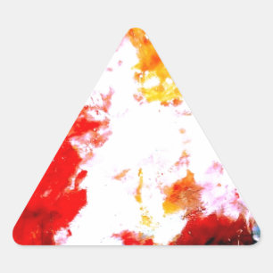 Creative Abstract Artwork Triangle Sticker
