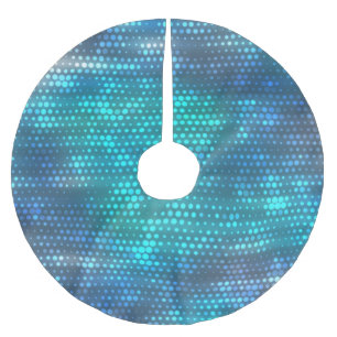 Creative abstract blue background design. brushed polyester tree skirt