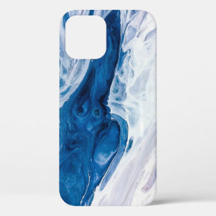 Creative abstract hand painted background, wallpap iPhone 12 case