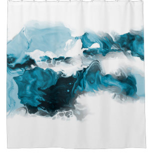 Creative abstract hand painted background, wallpap shower curtain