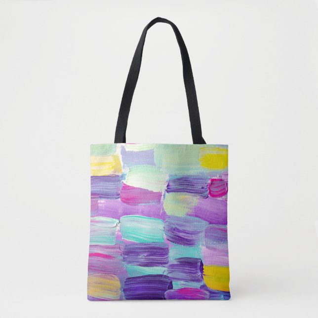 Creative abstract hand painted background, wallpap tote bag (Front)