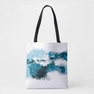 Creative abstract hand painted background, wallpap tote bag
