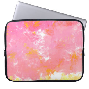 Creative abstract painting. Background with artist Laptop Sleeve