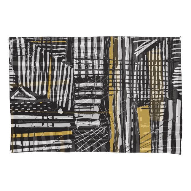Creative abstract seamless pattern: artistic desig pillowcase (Front)