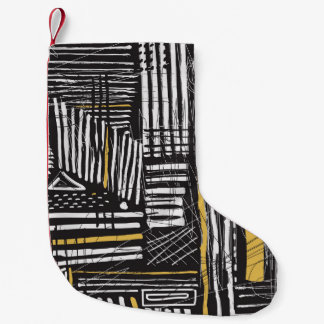 Creative abstract seamless pattern: artistic desig small christmas stocking