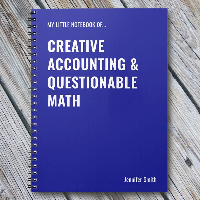Creative Accounting & Questionable Math Notebook (Creator Uploaded)