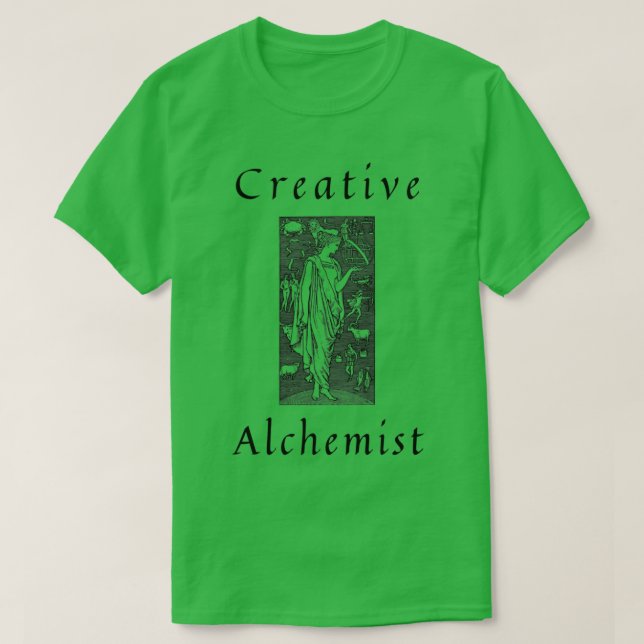 Creative Alchemist Goddess Logo T-Shirt (Design Front)