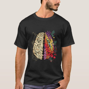 Creative And Logical Hu Brain Anatomy T-Shirt