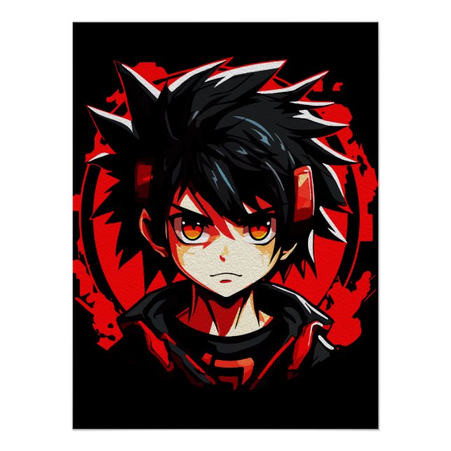Creative Anime Wall Art | Boys 11 (Front)