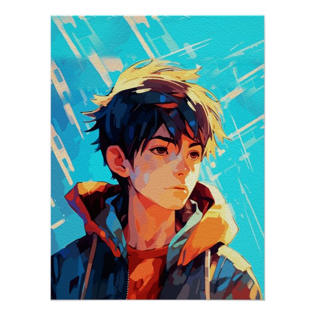 Creative Anime Wall Art | Boys 18 (Front)