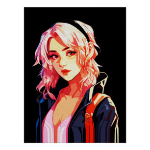 Creative Anime Wall Art   Girls 13