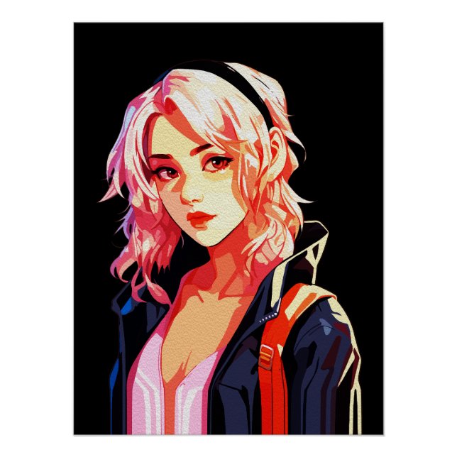 Creative Anime Wall Art | Girls 13 (Front)
