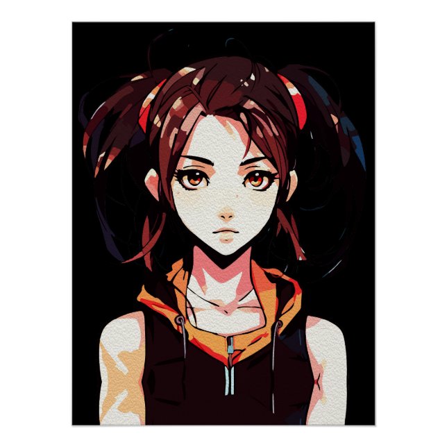 Creative Anime Wall Art | Girls 23 (Front)