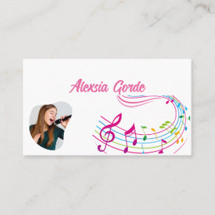 Creative Artistic pink smooth Business Card