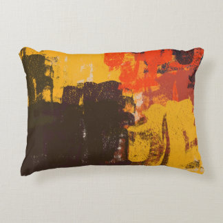 Creative artistic sketch, colourful texture. decorative cushion