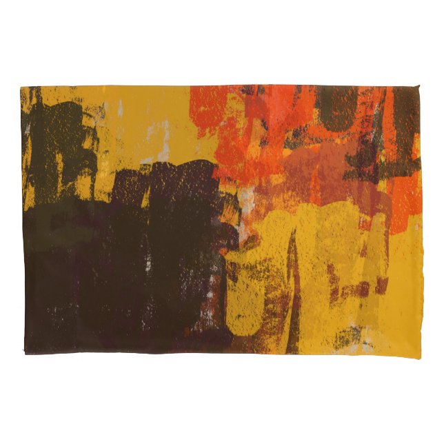 Creative artistic sketch, colourful texture. pillowcase (Front)