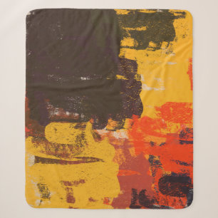 Creative artistic sketch, colourful texture. sherpa blanket