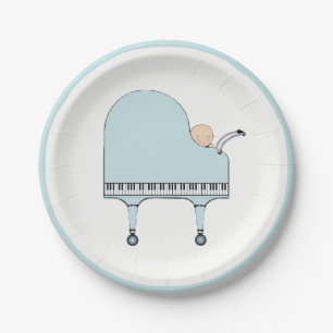 Creative Baby Shower Boy Paper Plate