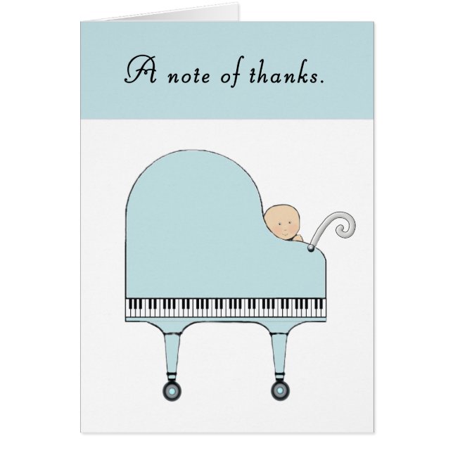 Creative Baby Thank You Note Cards (Front)