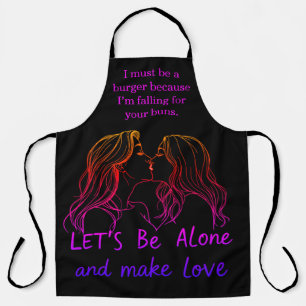 Creative BBQ aprons celebrating love between women