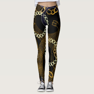 Creative Belts Greek Chains Mix Leggings