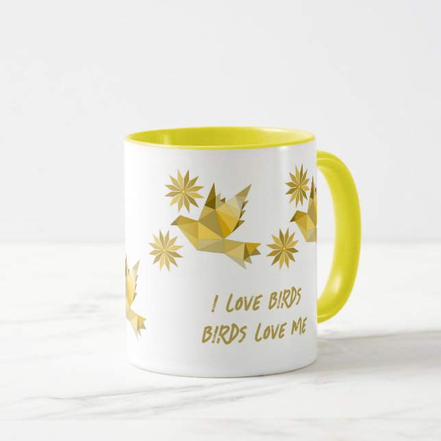 CREATIVE BIRD MUG FOR PRESENT (Front Right)