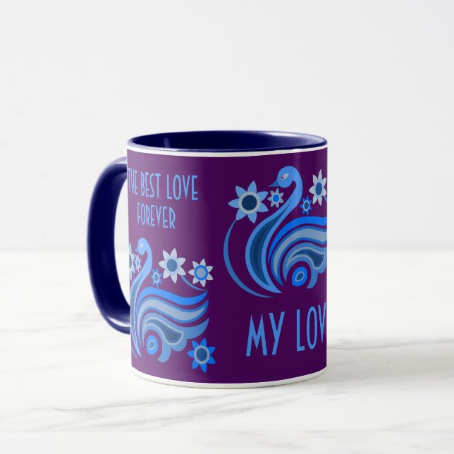 CREATIVE BIRD MUG FOR PRESENT YOUR LOVE (Front Left)