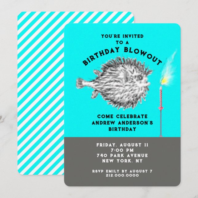 Creative Birthday Invitation (Front/Back)