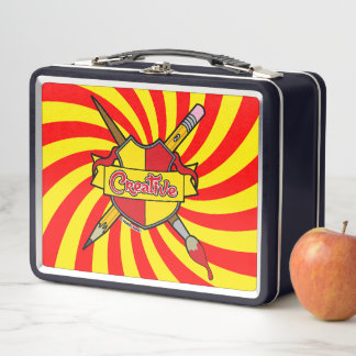 Creative (Black) Metal Lunch Box
