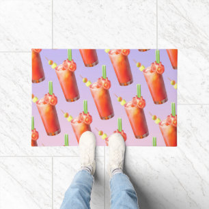 Creative Bloody Mary Cocktail Doormat