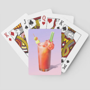 Creative Bloody Mary Cocktail Playing Cards